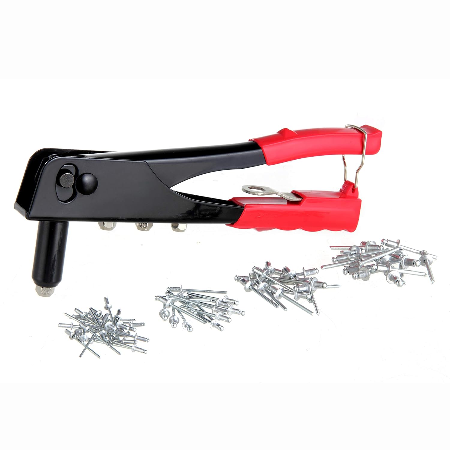 Amazon.com: Hyper Tough - Herramienta de remache de 8 1/2 pulgadas con 40  remaches surtidos : Automotriz