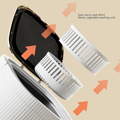 Miniatura 8 de Pssopp Lavadora portátil de lavandería, limpiador de ropa interior de bebé de 11.5 litros con manguera de drenaje para uso en casas rodantes en