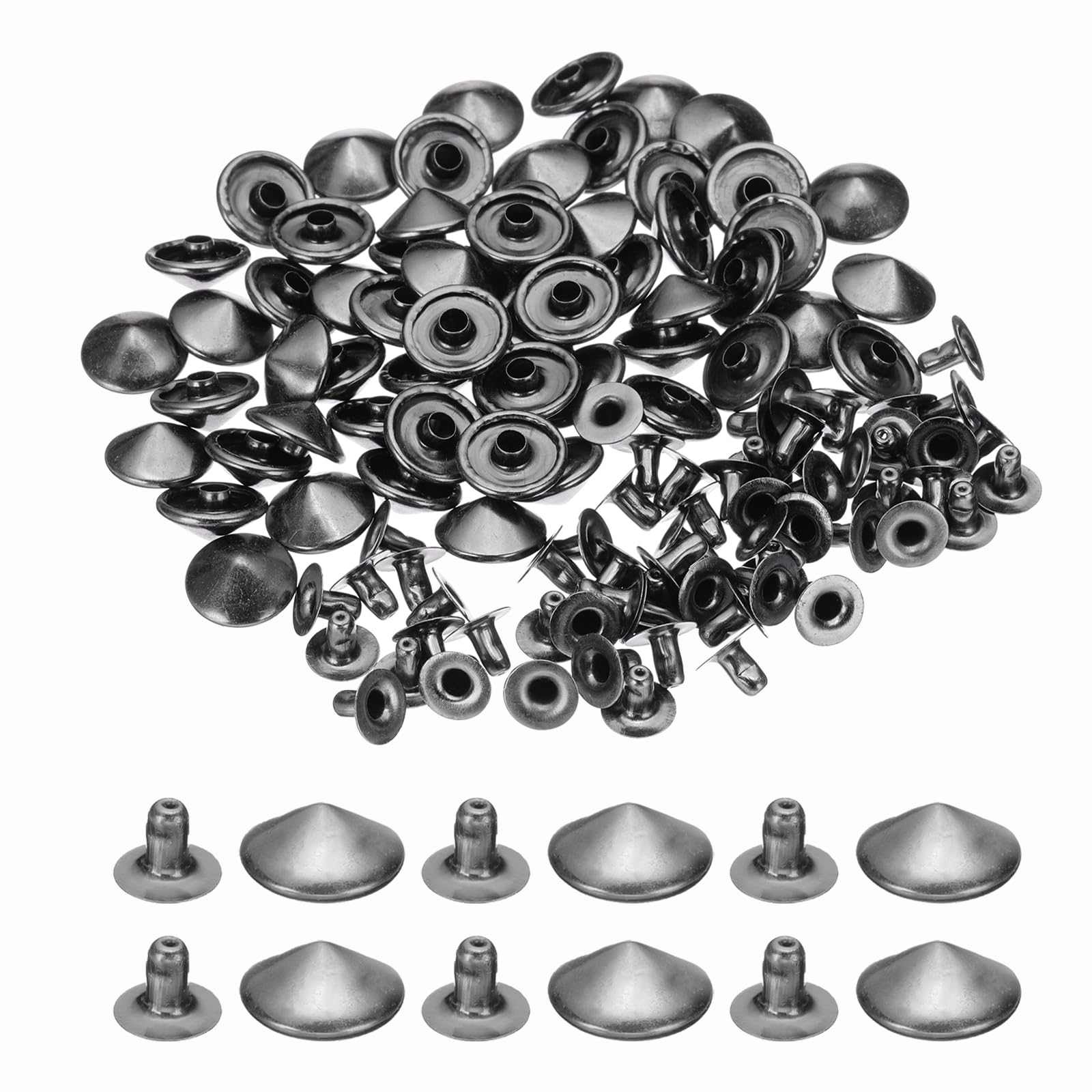 Clous ronds rivets à pointes contre l'usure pour réparer vos sacs et ceintures