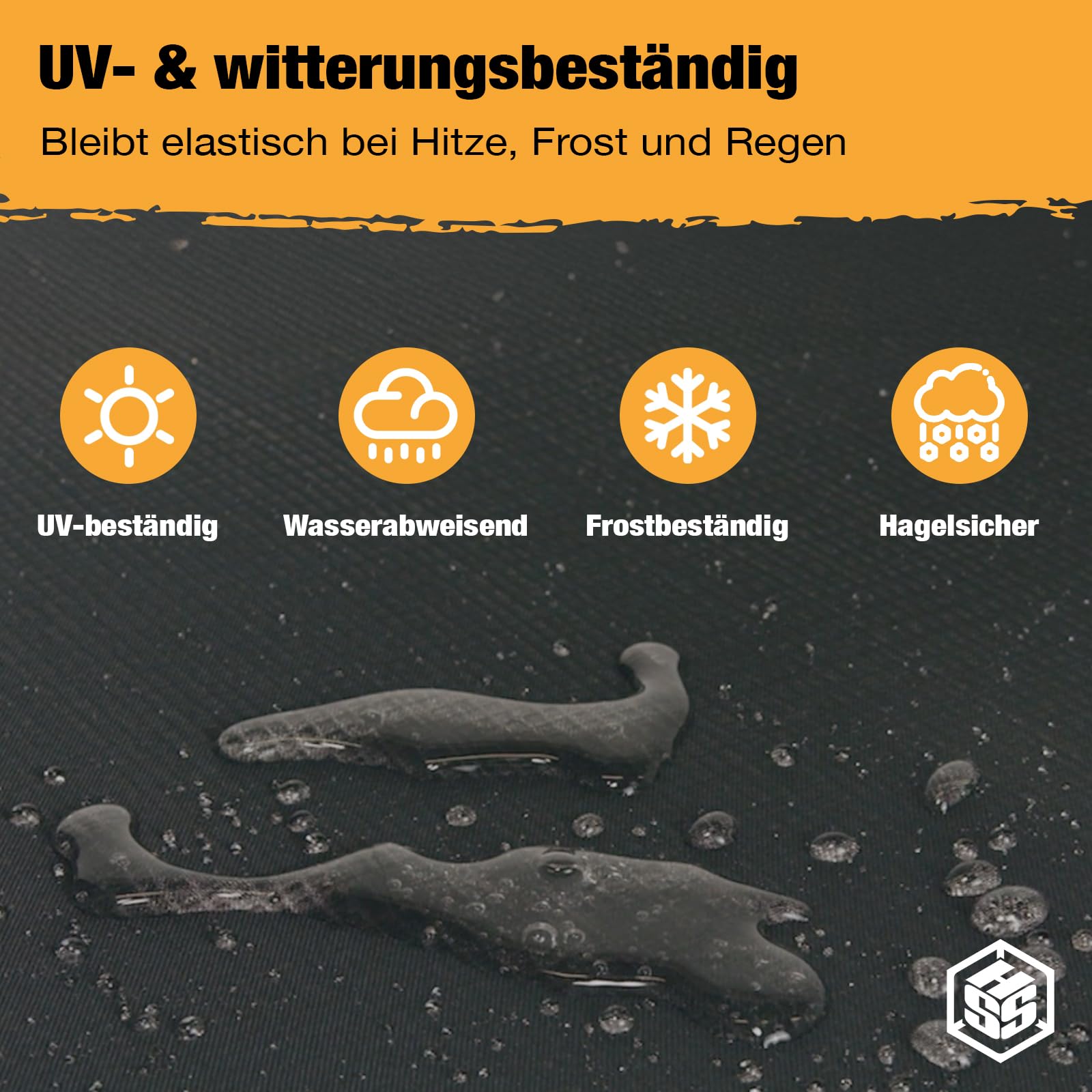 EPDM Dachfolie EasyStick 5m² - Dachbahn selbstklebend gewebeverstärkt, extrem Witterungsbeständig, KSK Dacheindeckung wasserdicht - 1,0m Breite x 5,0m Länge