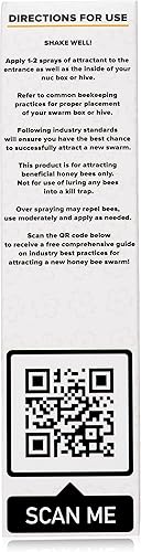 Miniatura 6 de Camas Pollinator Supply - Señuelo de enjambre de abeja de miel, botella de 2 onzas para uso de apicultores en atraer naturalmente nuevas colonias