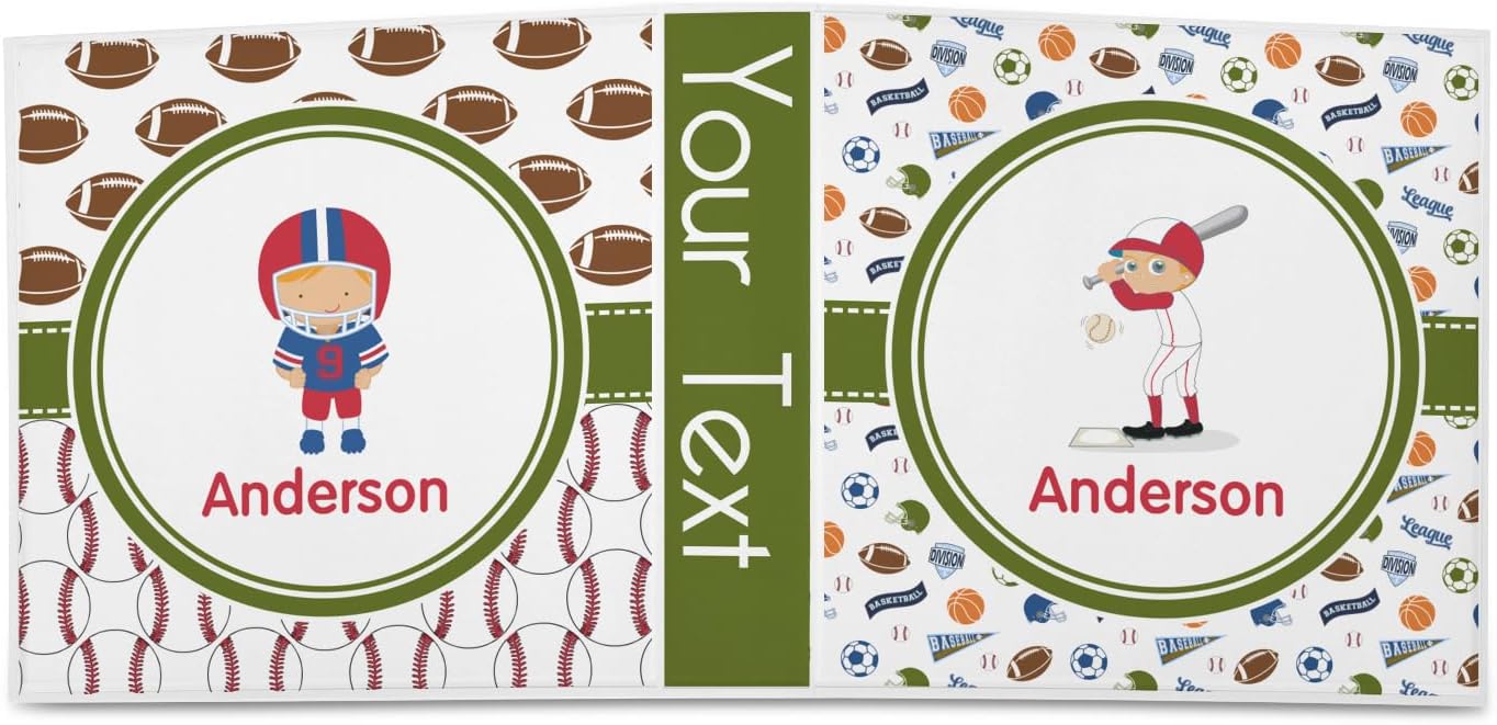 Personalized Sports 3-Ring Binder - 2 inch