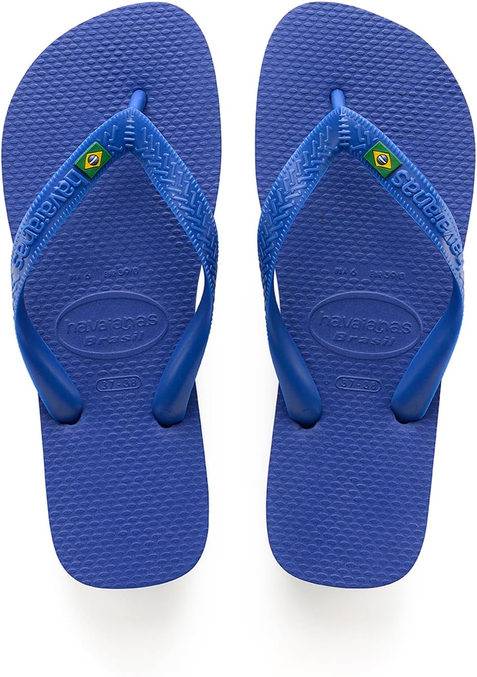 Havaianas - Brasil, Classic, Comfortable and Durable Flip-Flops, Tribute to the 1998 World Cup, Straps with Brazilian Flag, Non-Slip Sole with Brazilian Stripes, Adults Unisex
