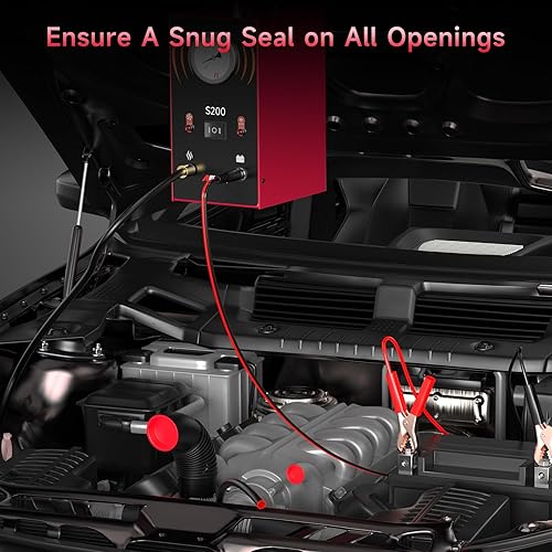 Miniatura 4 de ANCEL Kit de tapones de tapa de bloque de 23 piezas para todos los sistemas de automóviles, compatible con máquina de humo automotriz ANCEL S200