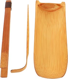 3 Piece Bamboo Tea Tool Set for Tea Ceremony and Tea Shop Use