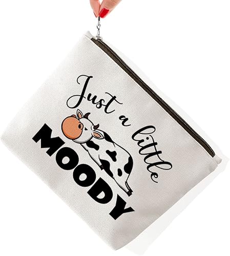 Miniatura 7 de Regalo para niña amante de los animales, bolsa de maquillaje de animales, bolsa de cosméticos para adolescentes, Beige, Just Foxes