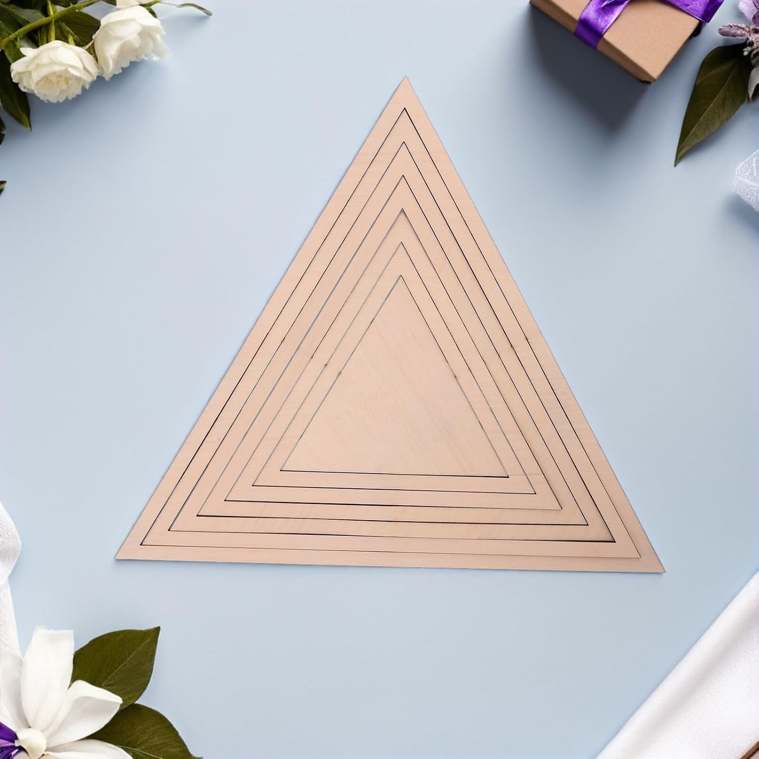 Triangle Pottery Plate Forming Mold for Clay and Ceramic Work