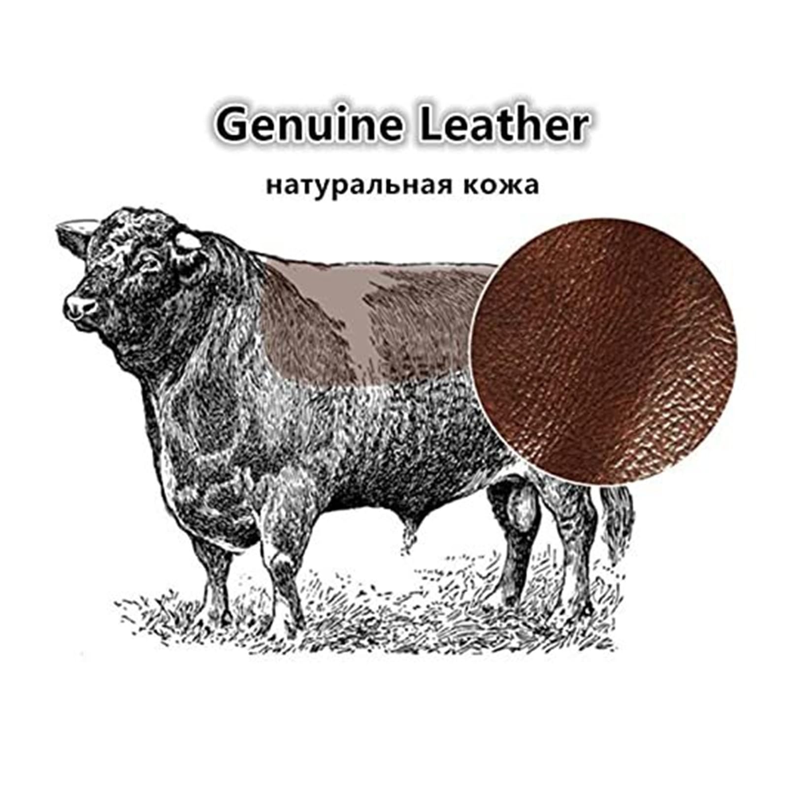 Adjustable Size Men Genuine Leather Flat Cap for Autumn Winter - Dark Brown (55-58cm)