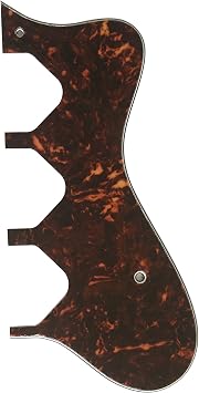 Guitar Parts For Epiphone Riviera P93 Guitar Pickguard 4 Ply Brown Tortoise