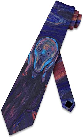 The Scream Ties Art Tie Edvard Munch Neckties by Three Rooker