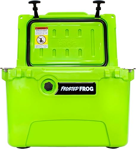Miniatura 2 de Frosted Frog Baúl de hielo de 20 cuartos de galón de alto rendimiento moldeado por roto aislado de grado comercial