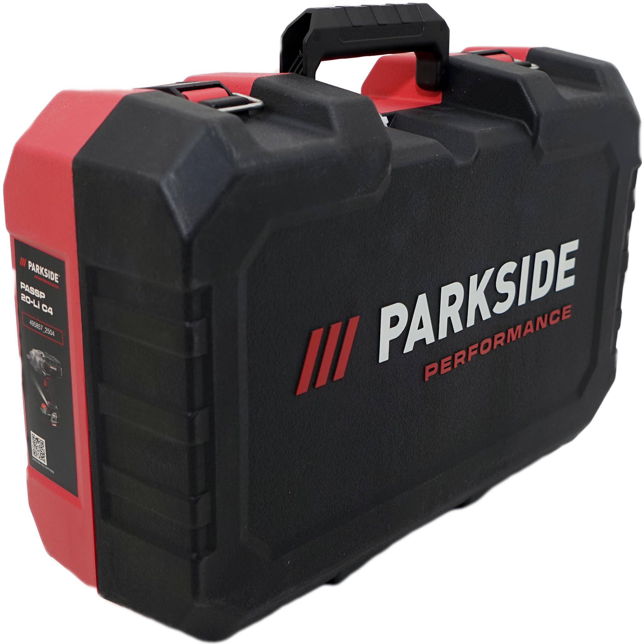 HEADNMORE PARKSIDE PERFORMANCE 20 V 1356 Nm 1/2" Atornillador de impacto con batería de 4 Ah y cargador – X 20 V Team (calcetines de trabajo)