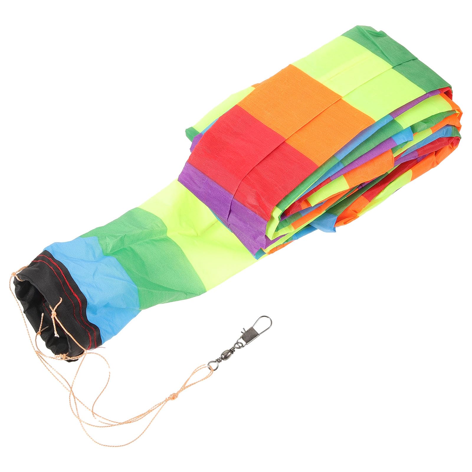 Cinta de yute colorida para cometas con accesorio de gancho conector para vuelo 2