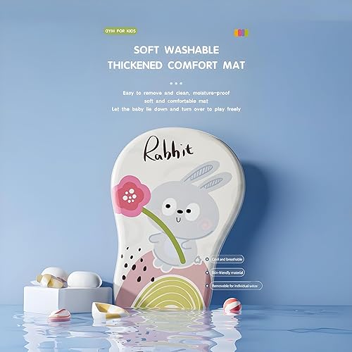 Miniatura 5 de Andador para bebés con alfombrilla para el tiempo boca abajo y juguetes para cochecito, caminador de sentado a pie para el desarrollo del bebé,