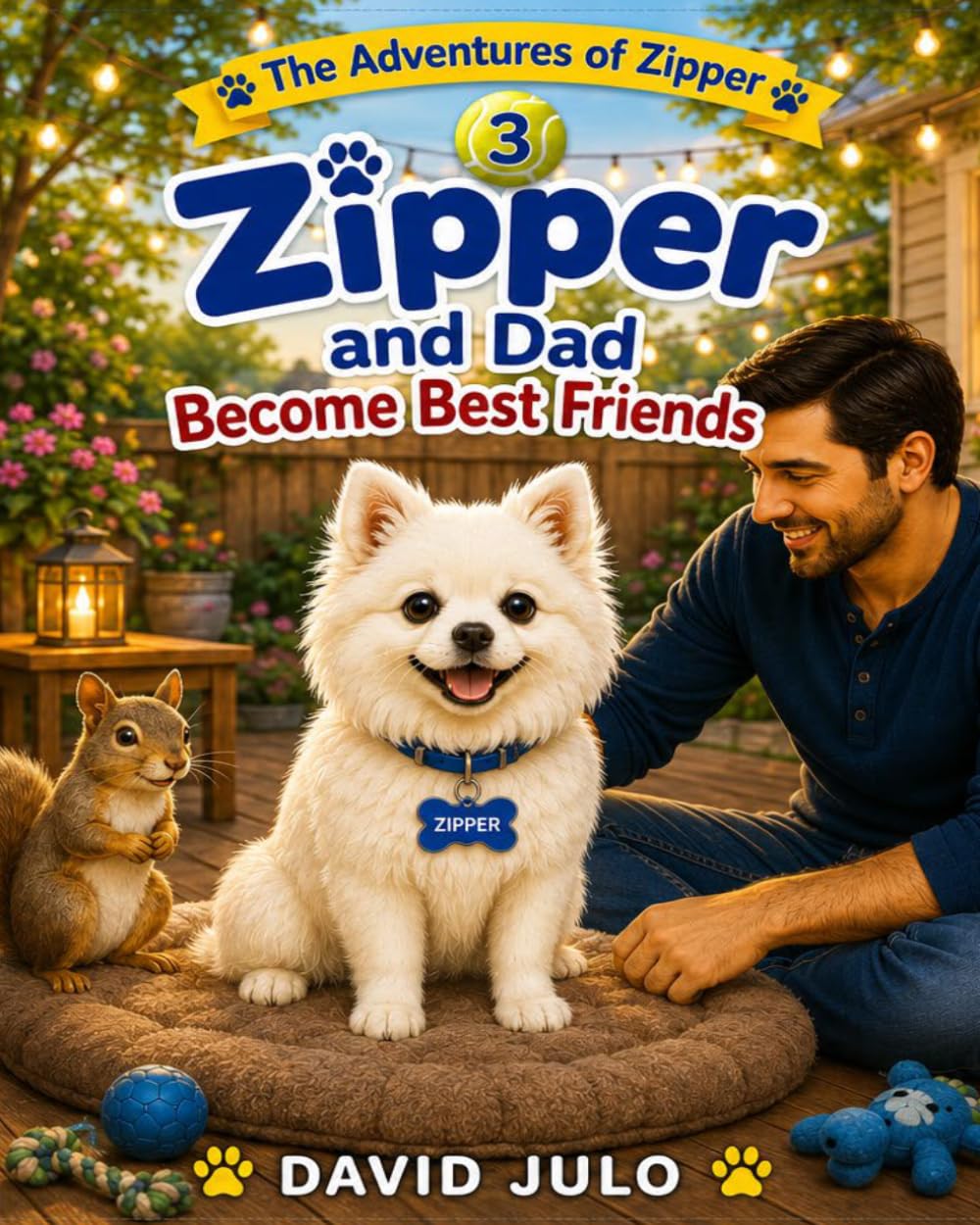 Zipper and Dad Become Best Friends: Zipper and Dad (Zipper The Little White Fluffy Dog)