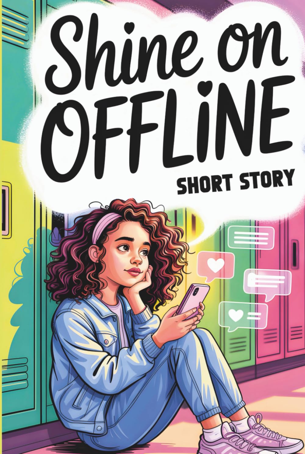 SHINE ON, Offline: Short Stories About Teen Life, Social Media & Self-Worth for Girls Who Want to Feel Enough Ages 13–16 (Shine Within Series)      Hardcover – Large Print, February 18, 2026