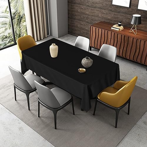 Miniatura 3 de Fitable Mantel rectangular de 4 pies, mantel de 60 x 84 pulgadas, resistente a las manchas y a las arrugas, mantel de poliéster lavable, mantel