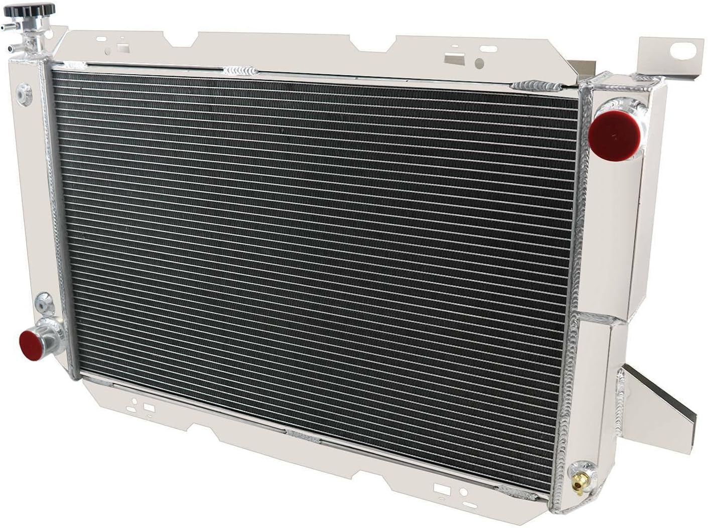 4 Row Aluminum Radiator For 1985-1997 FORD F-150 F-250 F350 BRONCO 5.0L 5.8L V8