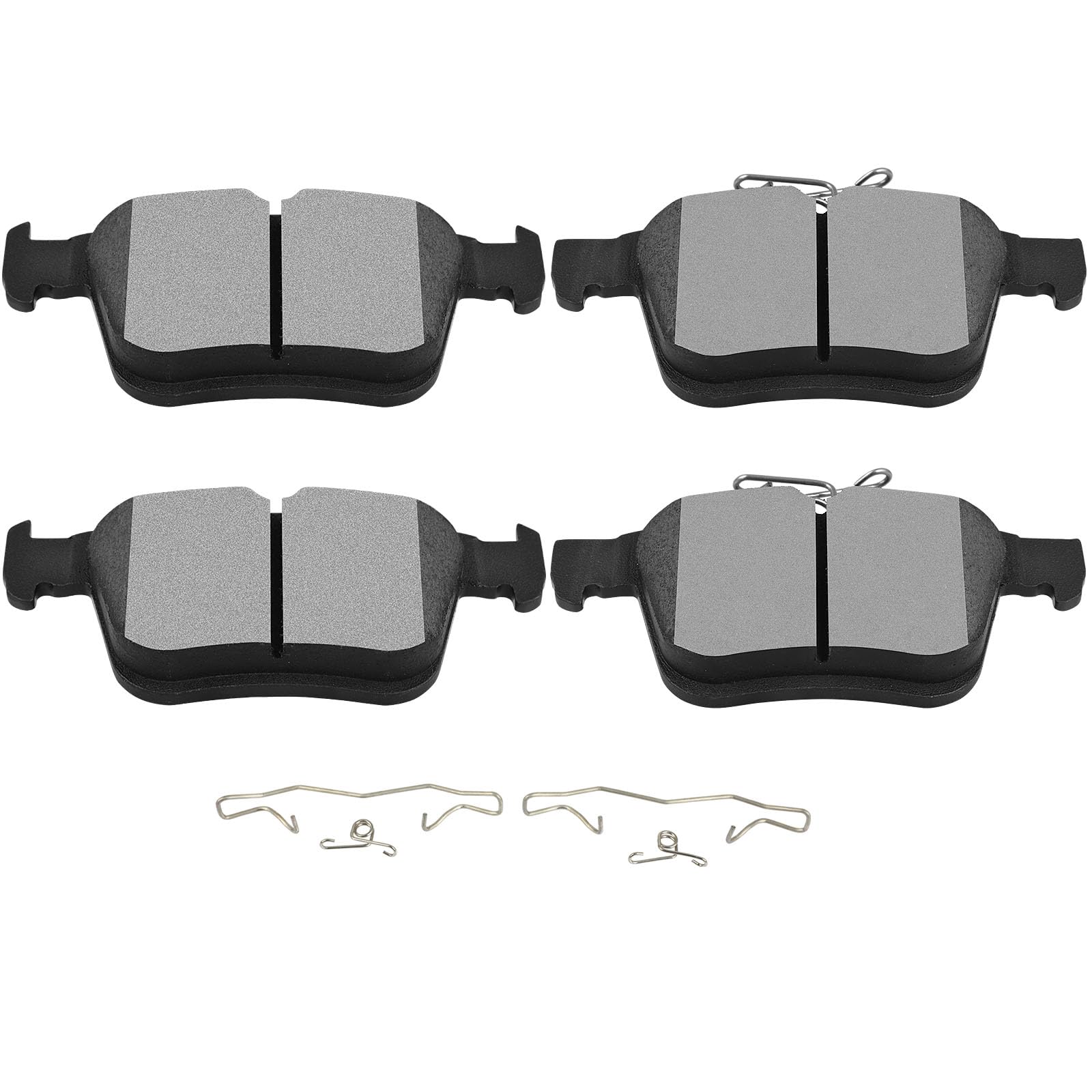 SCITOO D1761-8990 Disc Brake Pads Sets Rear Ceramic Brake Pads w/Hardware