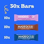MadeGood Barres de Granola, boîte de variétés, 24g (30 Compte) Snacks sans gluten
