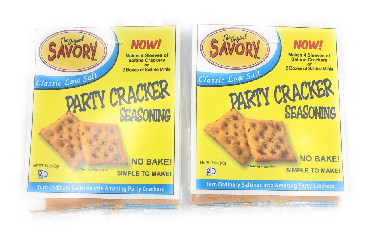 The Original Savory Party Cracker Seasoning Low Salt 2Pack Grocery & Gourmet Food