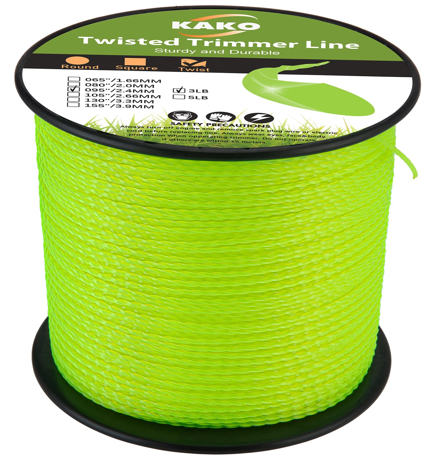 Amazon.com : 095 Trimmer Line Heavy Duty, Twisted Weed Eater