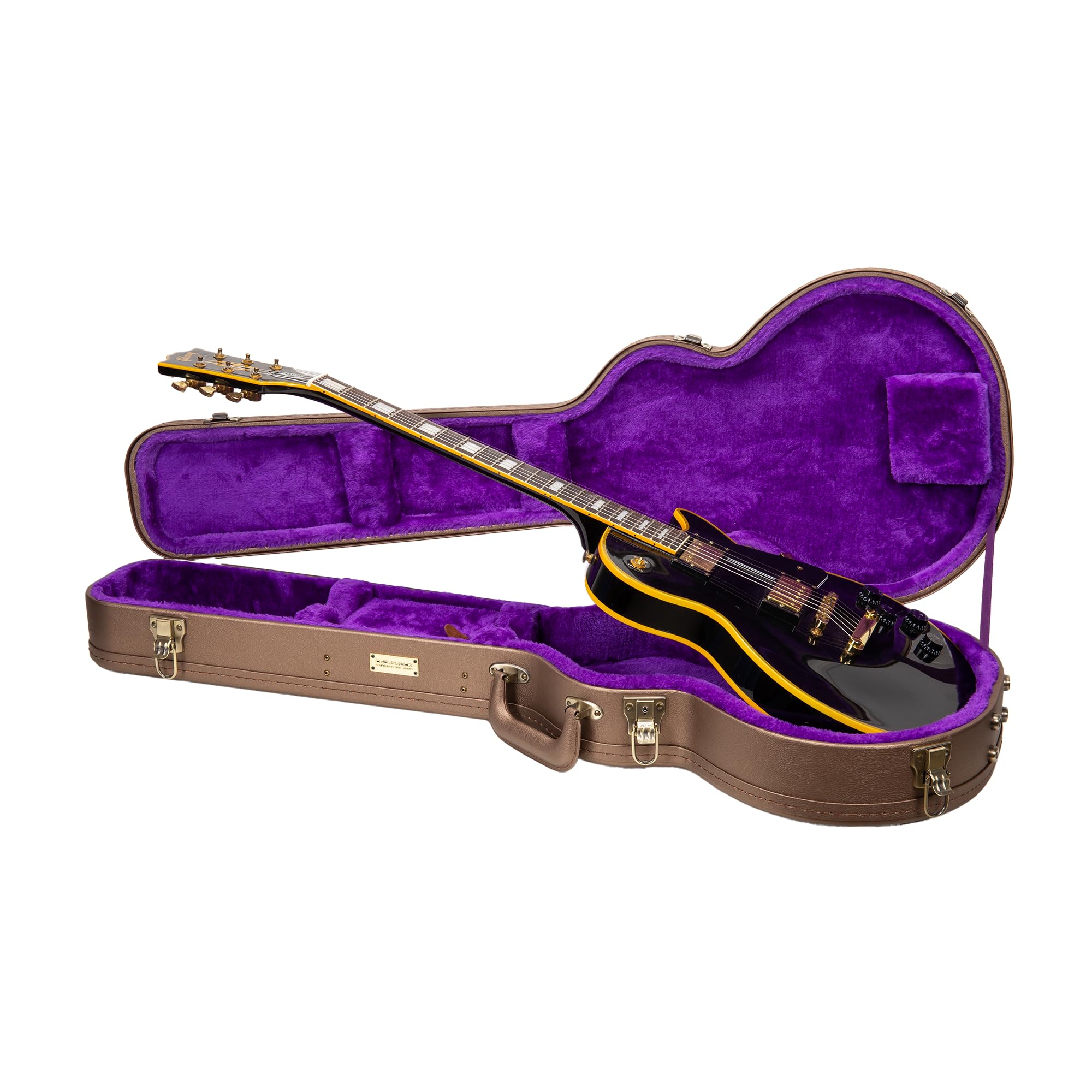Amazon.com: Crossrock Wooden Electric Guitar Case for Les Paul