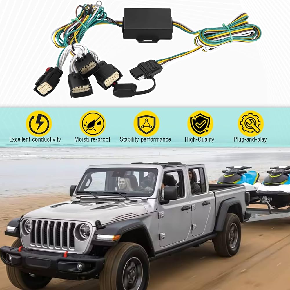 ジープ JL ラングラー JT グラディエーター イカリング + 配線セット