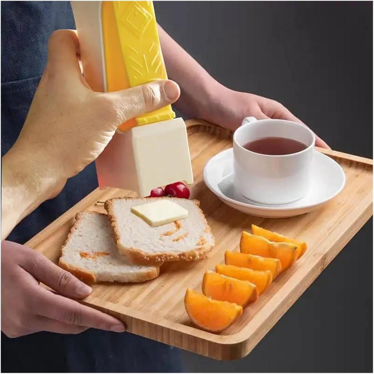 Handheld Butter Slicer Portable Cheese Squeeze Dispenser Storage Tools