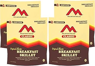 Mountain House Classic Breakfast Skillet Freeze-Dried Food for Camping, 12 Servings, 30-Year Shelf-Life