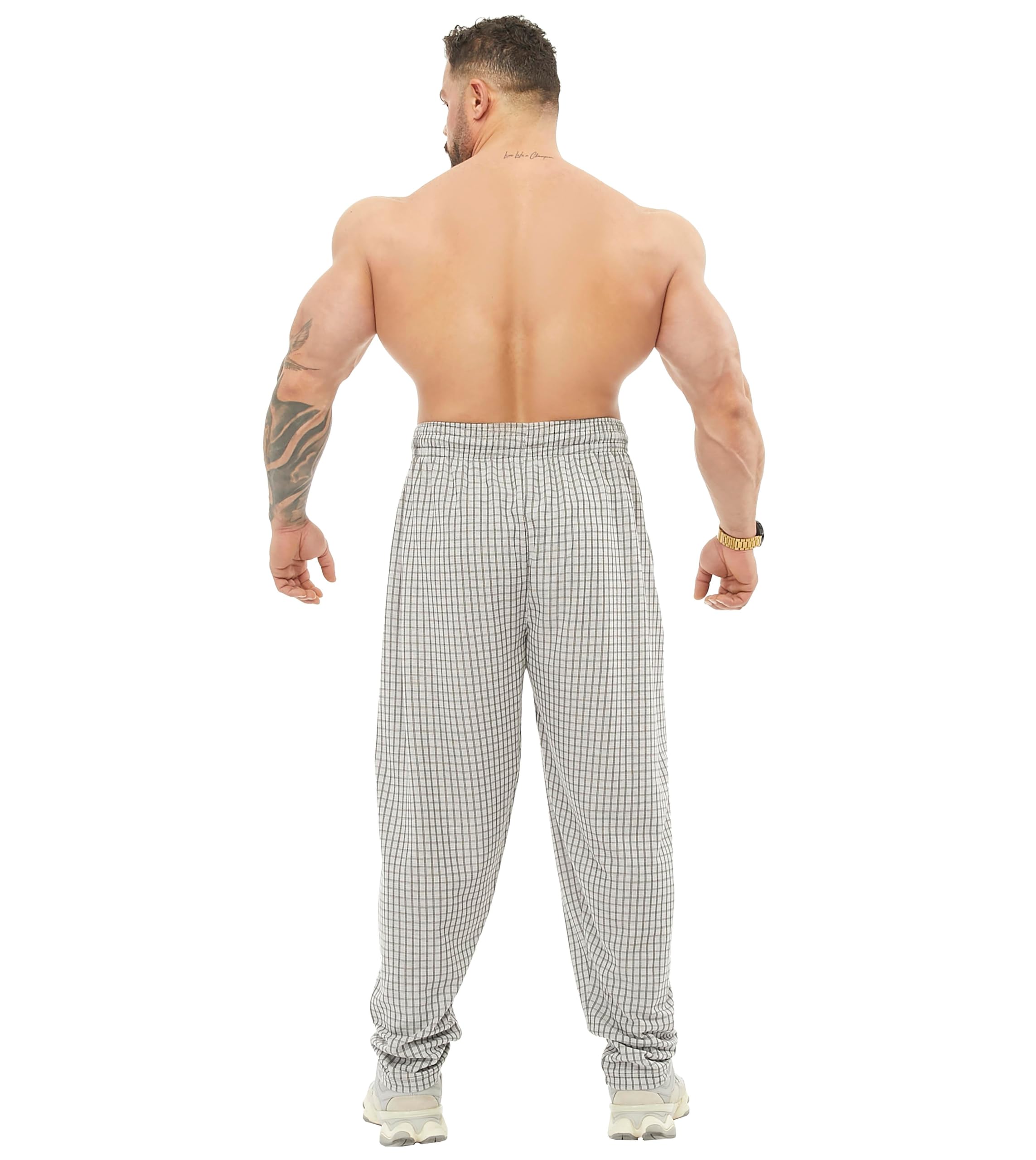 Pantalones deportivos de algodón de ajuste holgado para hombre con bolsillos, pantalones de estilo de vida para gimnasio
