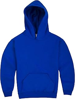 Jerzees boys Fleece Sweatshirts, Hoodies & Sweatpants Hooded Sweatshirt, Hoodie - Royal Blue, Large US
