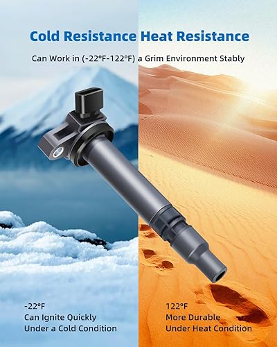 Vista 1118 de ECCPP Bobinas de encendido portátiles de repuesto para automóvil compatibles con Infiniti I30/para Nissan Maxima 3.0L V6 2000-2001 Reemplazo