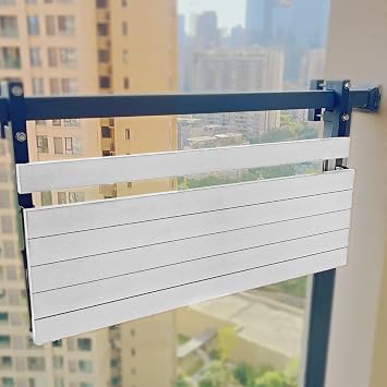 Outdoor Bar Table,Balcony Bar Table For Railings,Balcony Table Outdoor Patio Bar Table,80*26cm/31.4*10.2in,Folding Side Table,balcony Table Hanging,Side Tables For Patio,for Patio,Garden,Porch  Color
