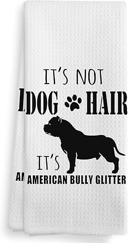 American Bully - Toallas de cocina y paños de cocina, regalos de American Bully, regalos de Pitbull, decoración de mamá Pitbull, regalos para