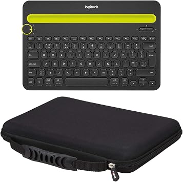 Mchoi Hard Portable Case Fits for Logitech K480 Multi-Device Keyboard(Case Only)