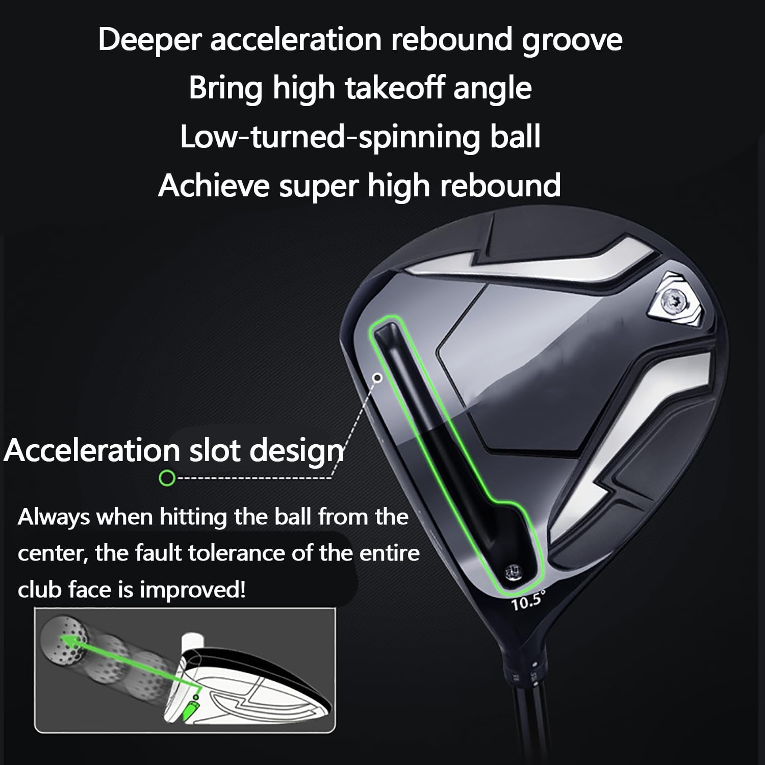 Golf Package Set, 12 Piece Left Handed Complete Golf Club, with Stand Bag, Carbon Shaft, Golf Club Sets for Men