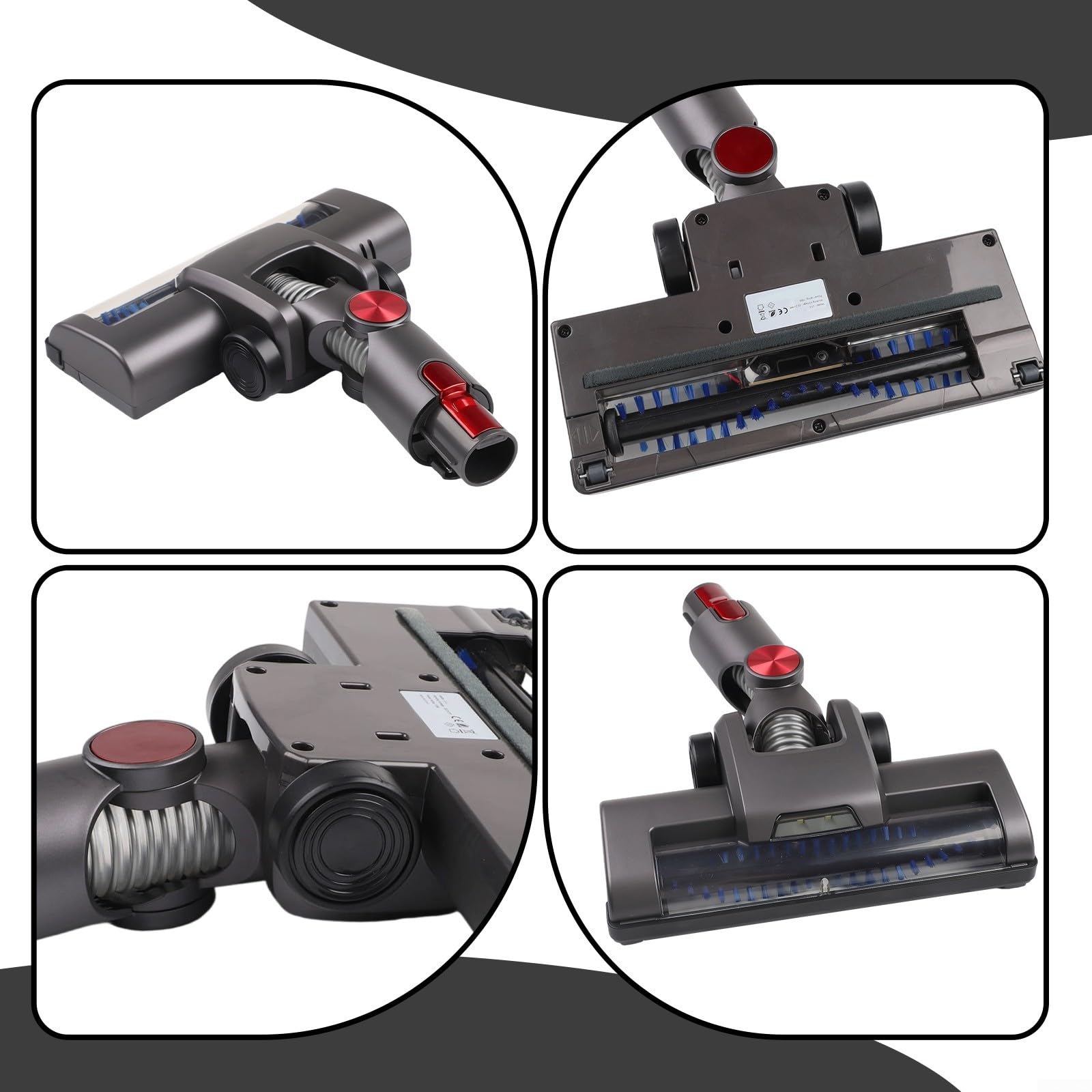 Para Ultenic Aspirador Piso Cepillo Cabeza Accesorio Para U10 Serie Accesorios De Cabeza De Limpieza Eléctrica