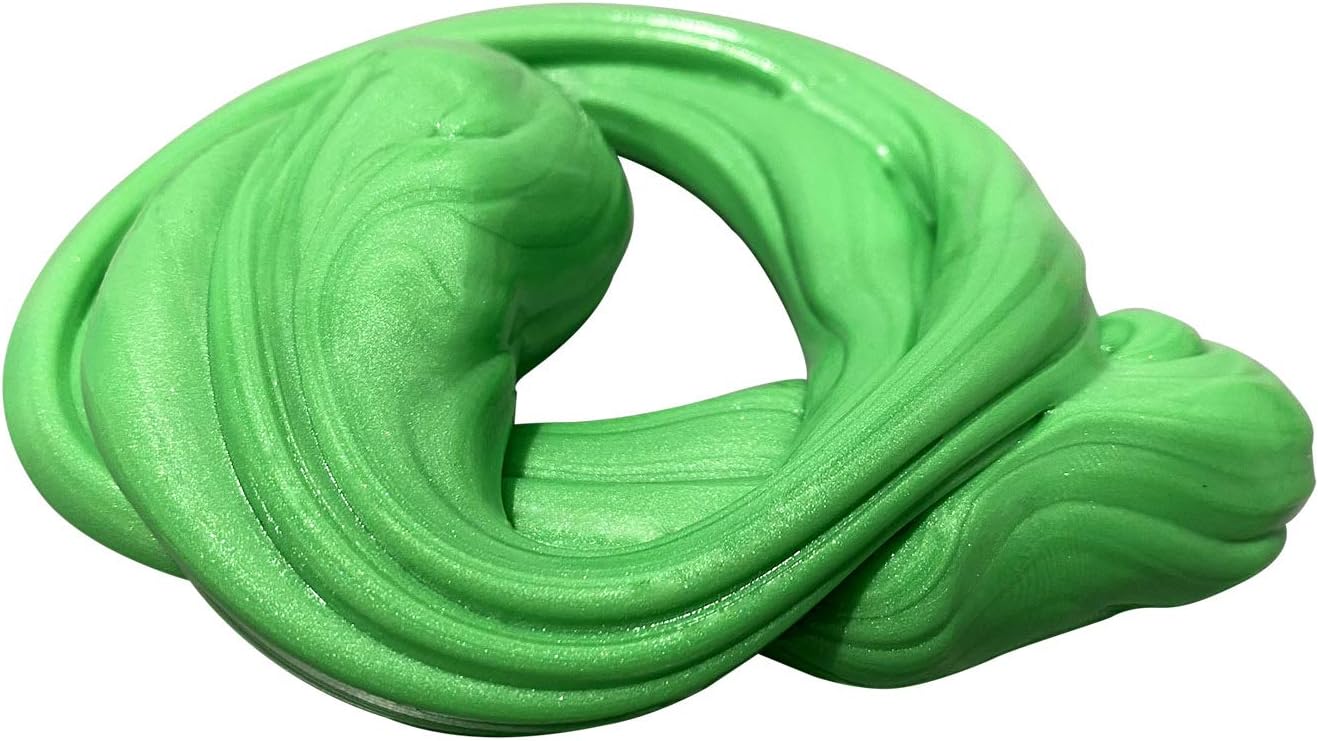 Straight Outta Money Fidget Putty - Gag Gift for Adults, Stocking Stuffers, Fidget Toys, Pearl Green Therapy Putty