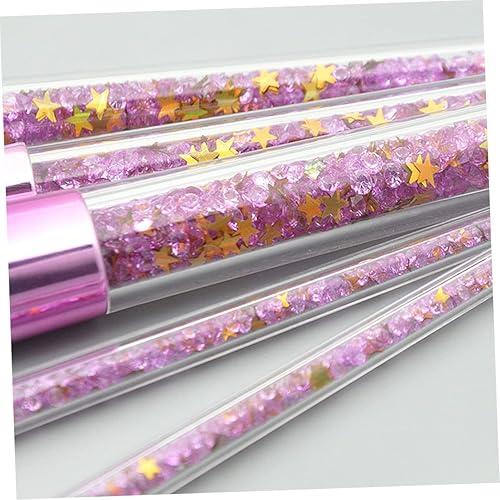 Miniatura 2 de Beavorty Juego de 5 pinceles de polvo pincel de maquillaje en polvo pincel mineral brochas de maquillaje cosmético para la cara pinceles maquillaje