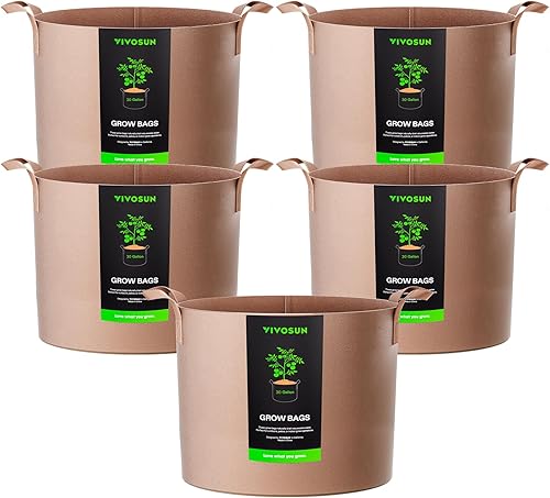 Vista 44 de Vivosun 300g - Bolsas de cultivo Negro