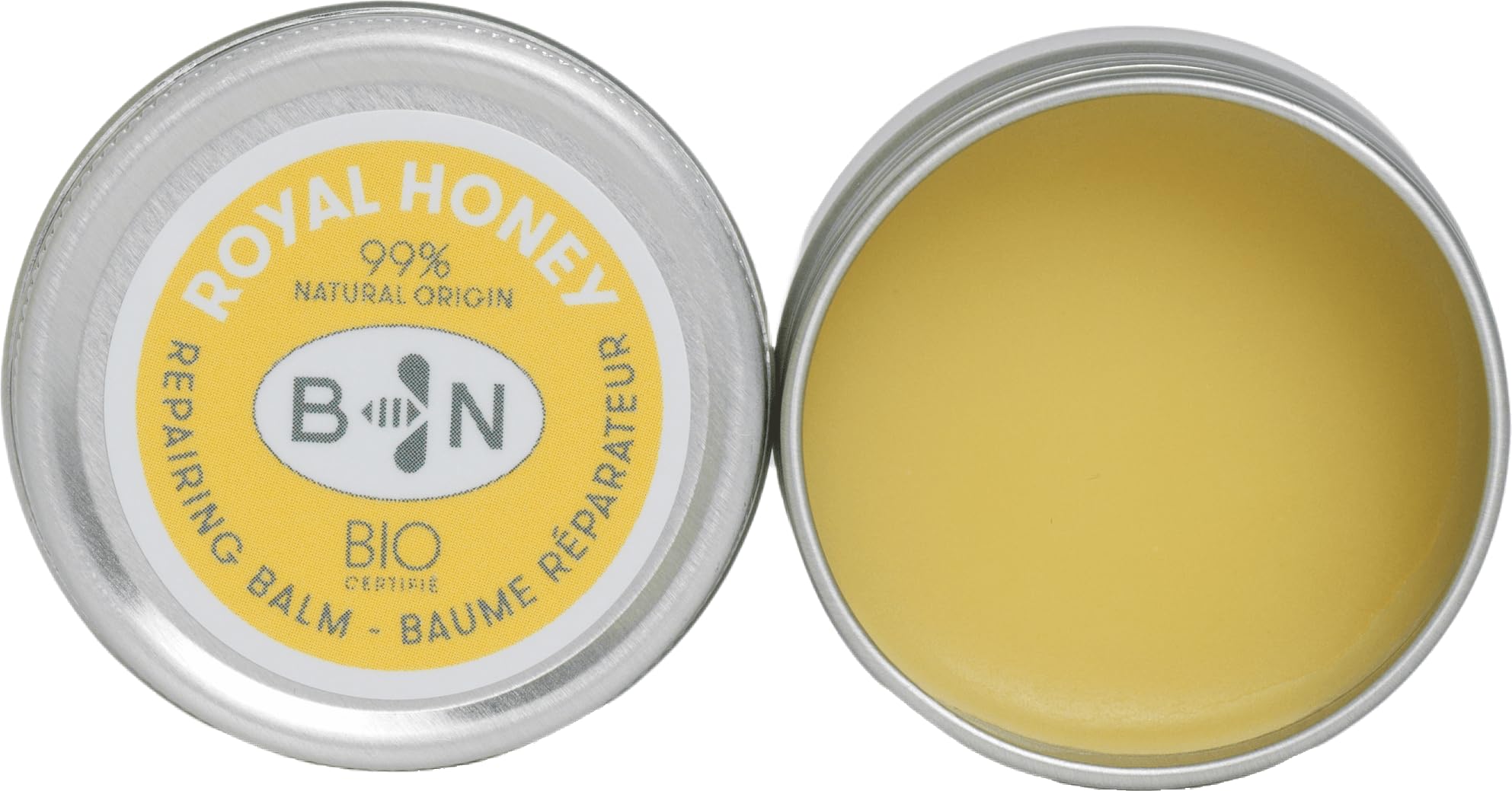 Bee Nature - Organic Honey Lip Balm - Overnight Lip Mask Treatment - Moisturizes Nourishes Soothes - Sunburn Relief - Nipple Cream - Cracked Repair Cream - 10g