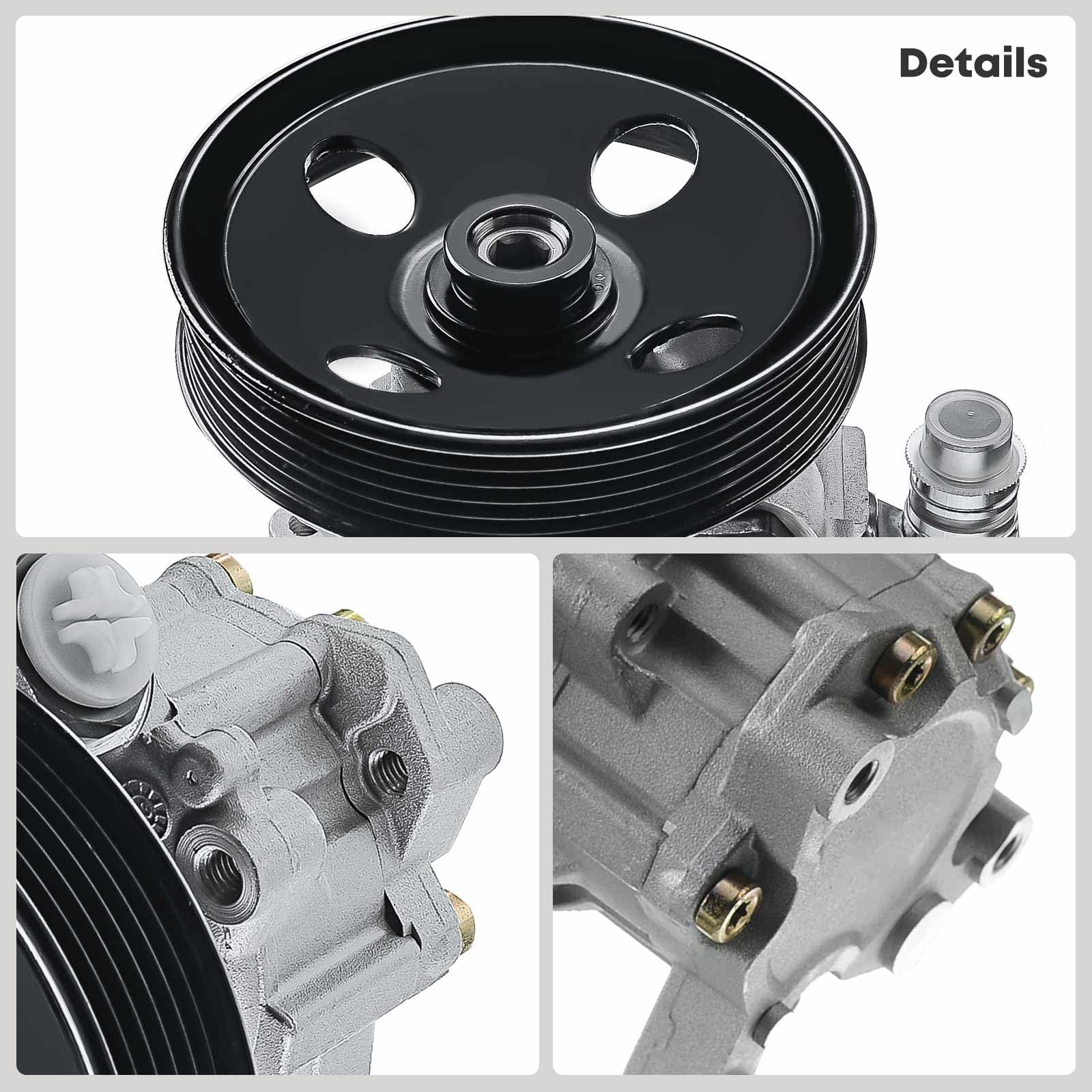 パワーステアリング ポンプ ASSY W/プーリー 01-04 ヒュンダイ BESTA GS2.7 OK72A32600AB AL-CC-3686 AL