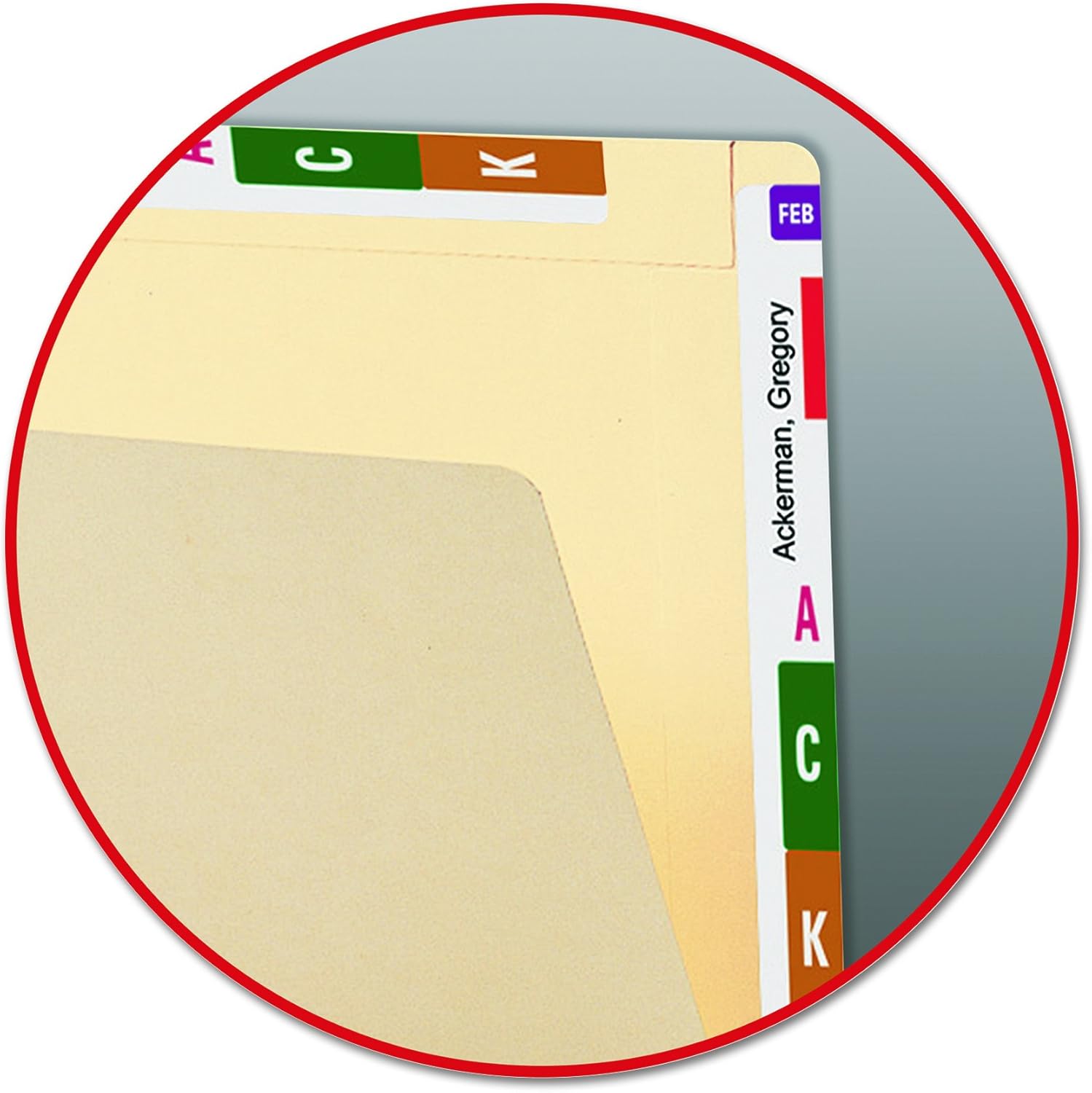 Smead Conversion File Folder Top and End Tab, Letter Size, Manila, 100 per Box (24190)