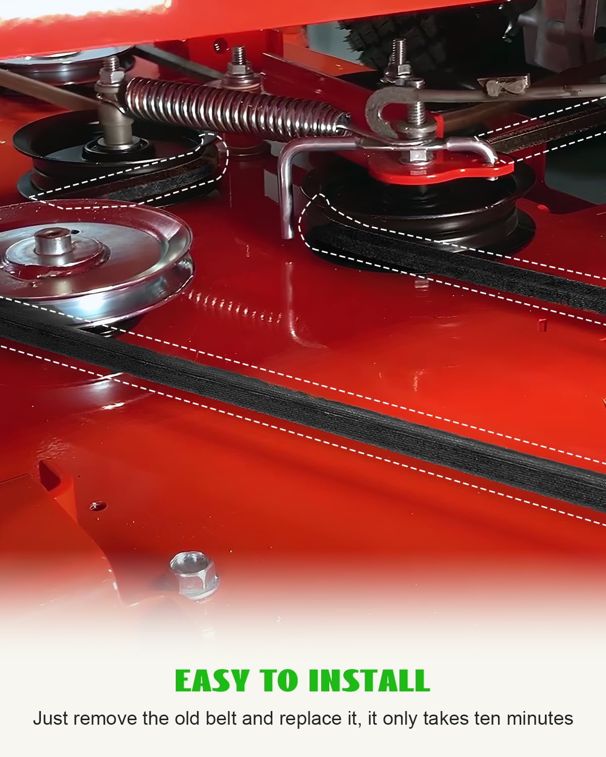 Deck Belt Replace 07200839 Fit for Gravely Ariens Edge 52 1/2 x 143.60 Zero Turn Mower