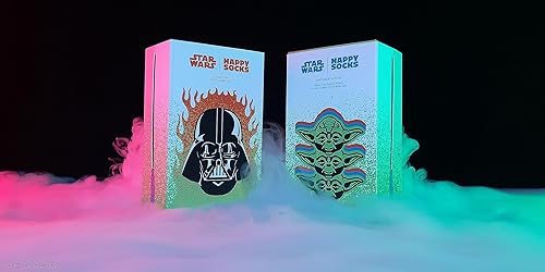 Miniatura 6 de Happy Socks Star Wars Limited Edition Crew Socks, Gift Boxes for Men and Women - made with Sustainable Cotton
