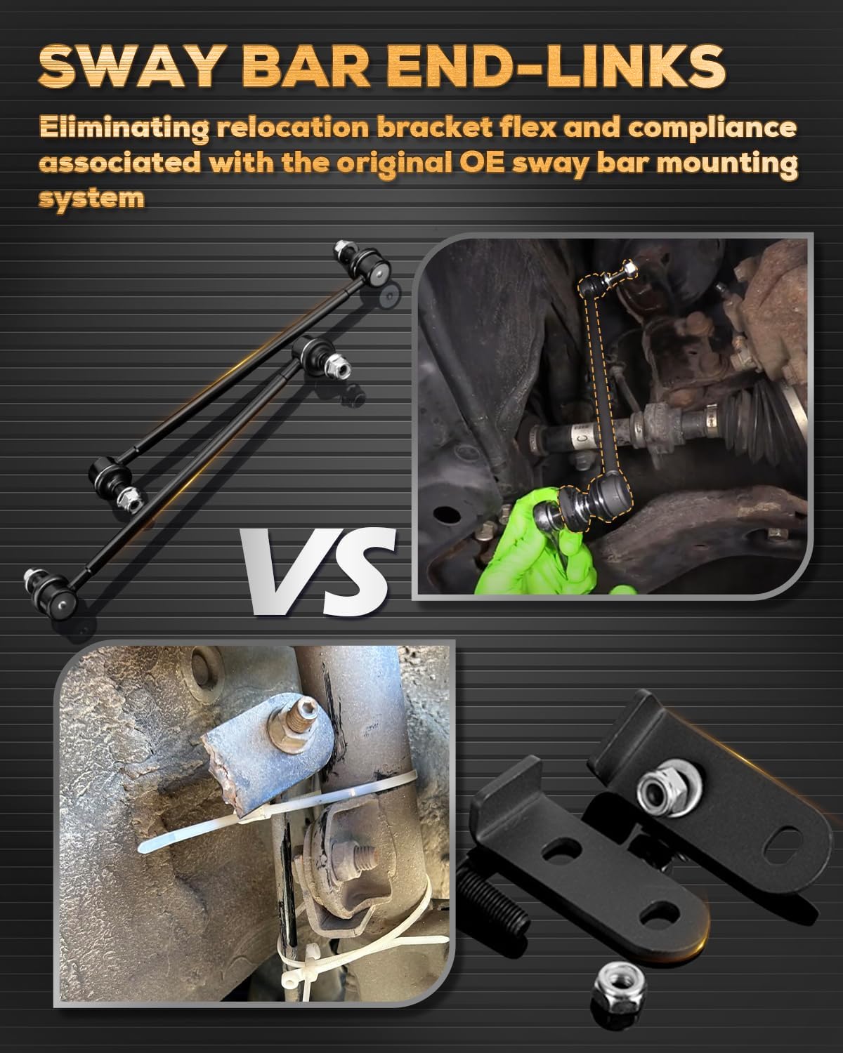 Dynofit RAV4 2" Front and 1.5" Rear Lift kits, Upgrade Sway Bar End-links, Front Strut Spacers and Rear Coil Spring Spacers Compatible with 2006-2018 Toyota RAV4, New Update Full Leveling Lift Kits