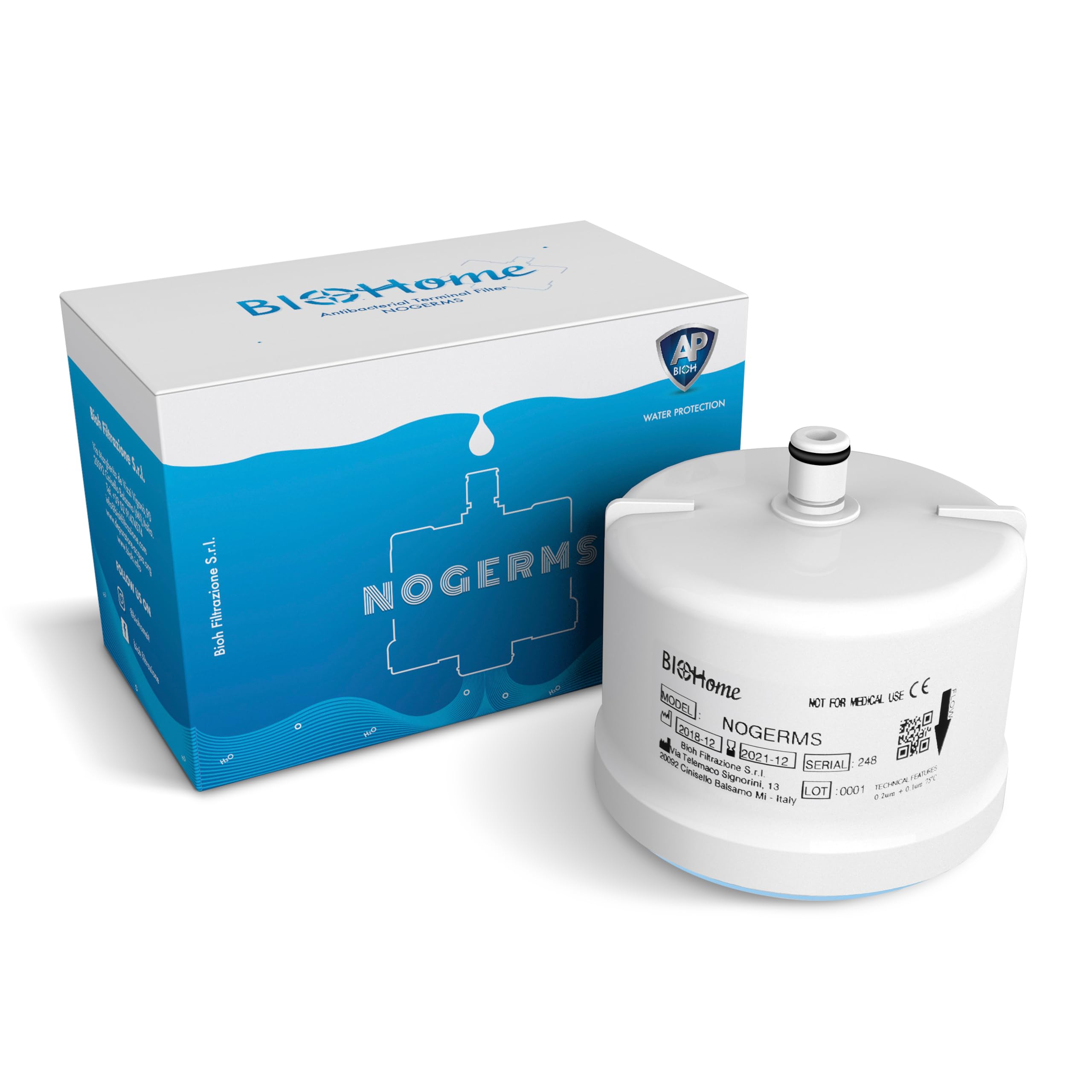 PULITORE ACQUA RICAMBIO sistema filtrante per cucina/bagno acqua di