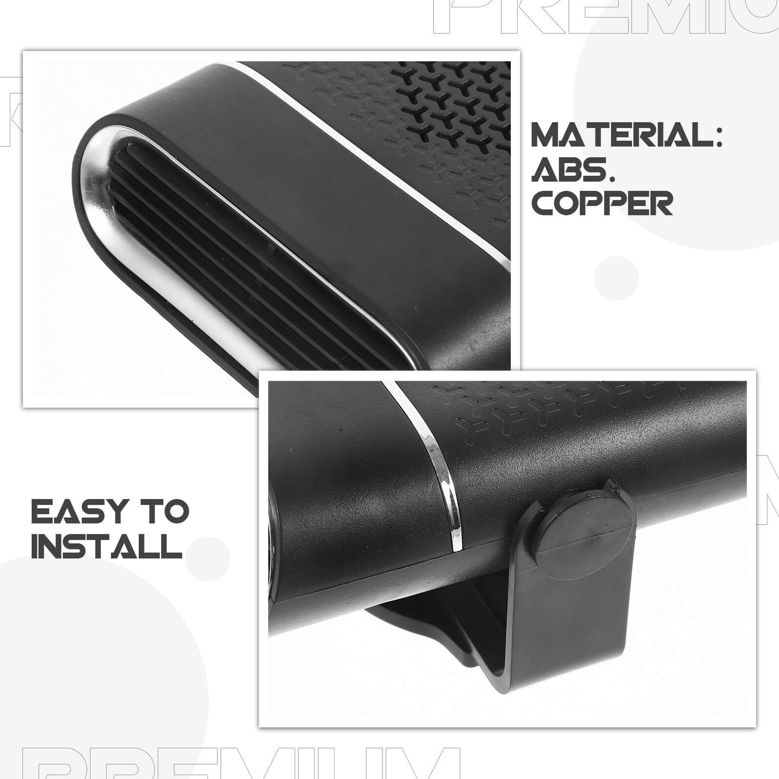 Calentador de Coche Calefactor para Parabrisas Desempañador Automático para Vehículos Calefactor Portátil para Coche para Uso Invierno
