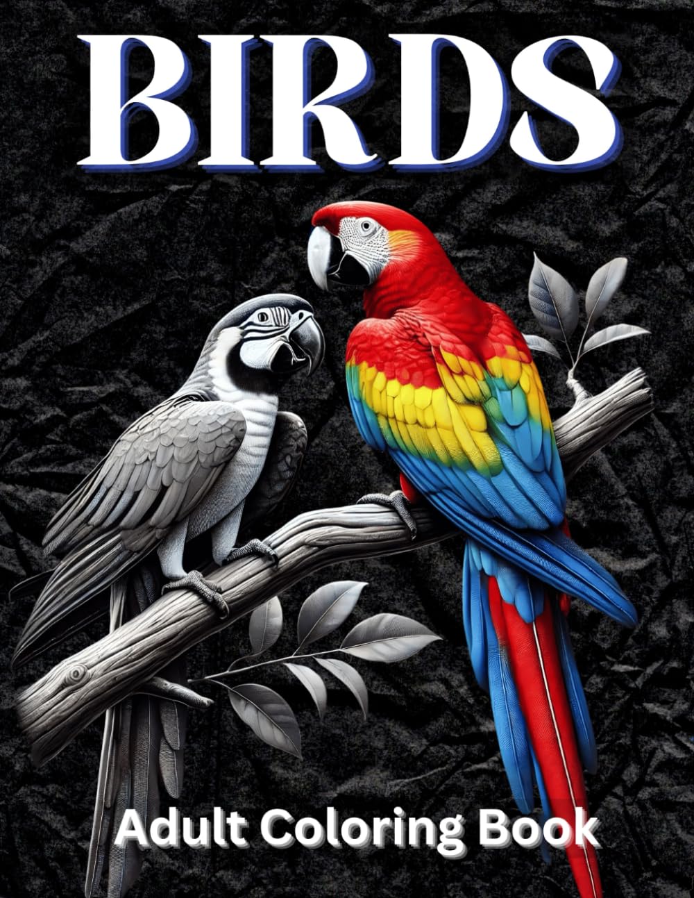 Birds Adult Coloring Book: Bold and Easy Coloring Book for Women, Men, Teens and Seniors for Anxiety, Depression and Stress Relief